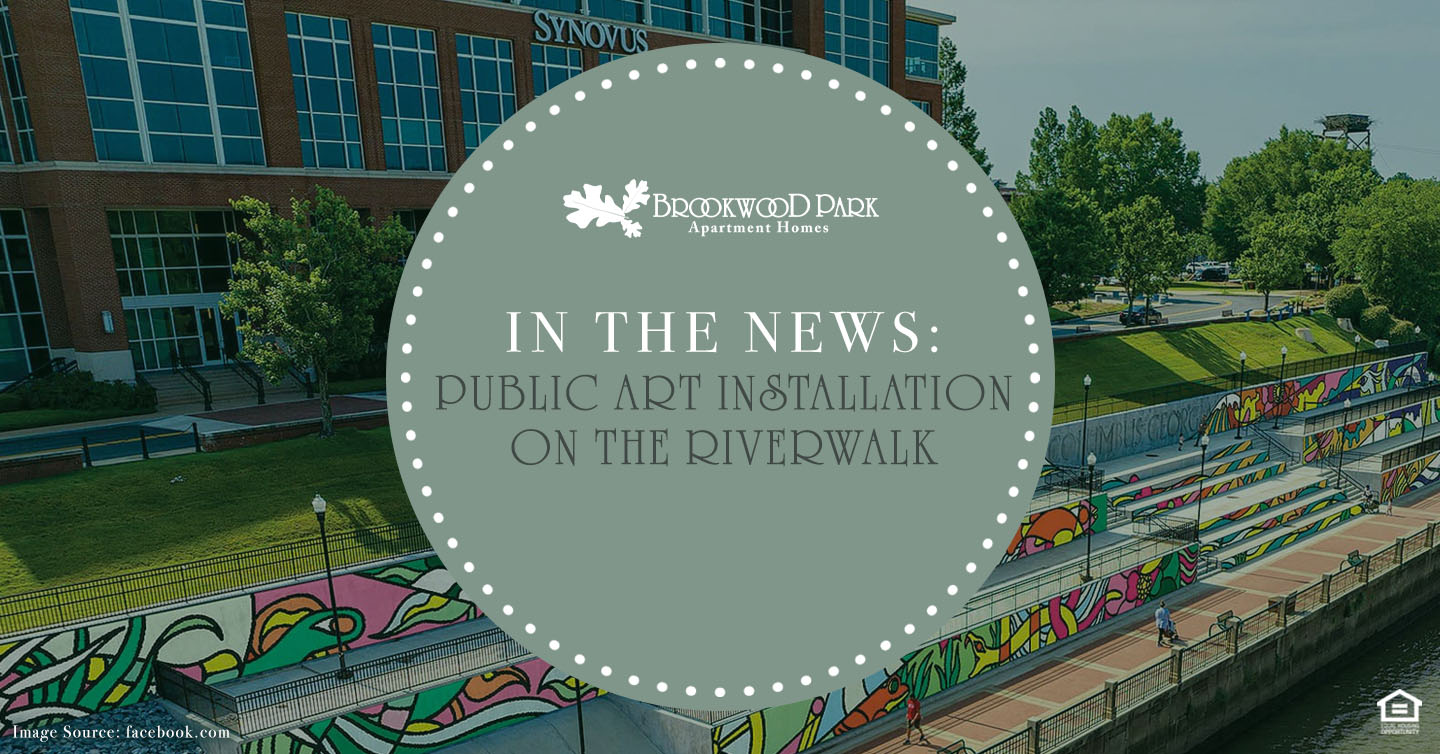 public art installation on the RiverWalk